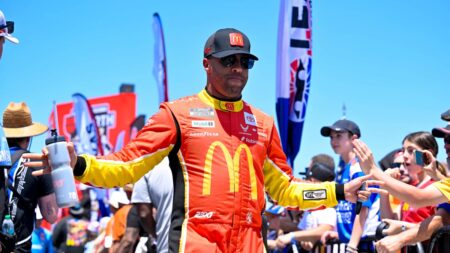 Bubba Wallace, Joey Logano crash sparks big one
