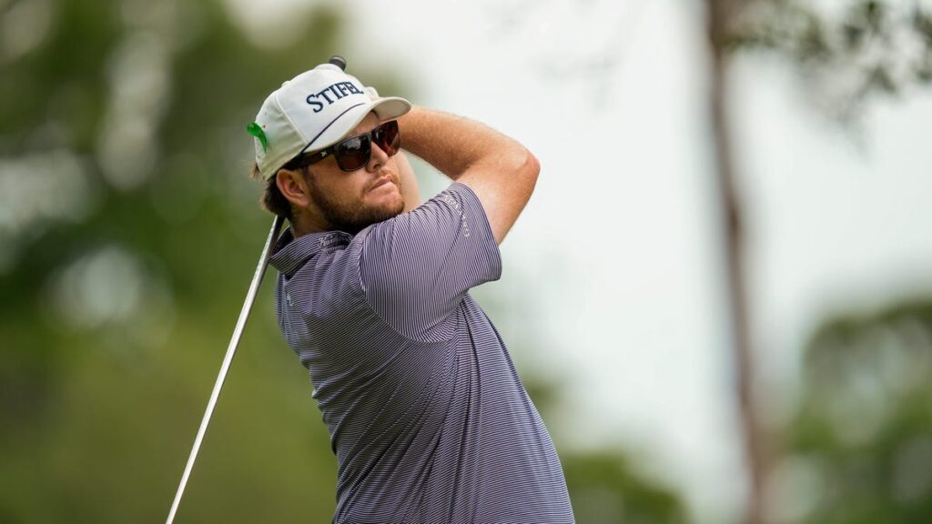 Harry Higgs leads PGA Tour event, says dunking a basketball is next