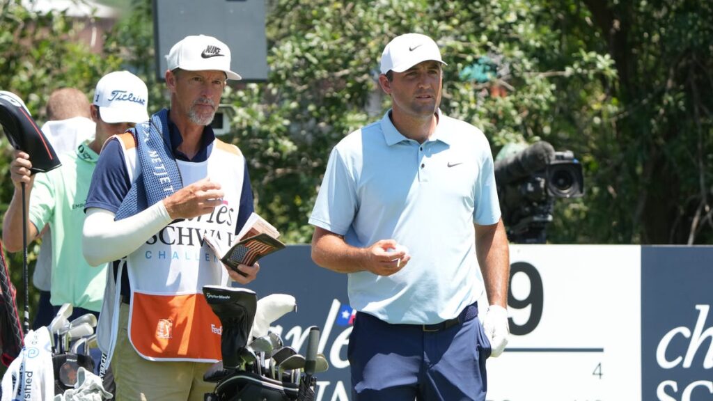 Scottie Scheffler moves up leaderboard Saturday at Charles Schwab lead