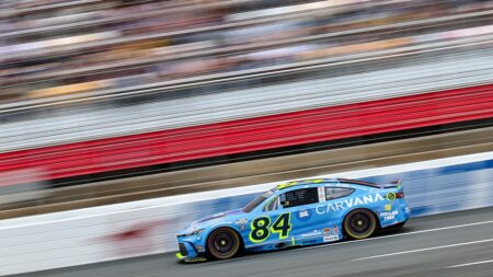 Jimmie Johnson crashes after spinning out