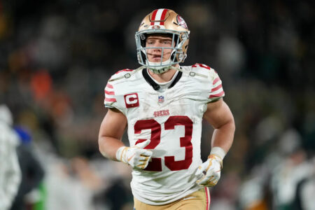 Christian McCaffrey ‘as healthy as can be,’ says 49ers coach Kyle Shanahan from OTAs