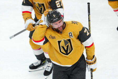 Pietrangelo and Dorofeyev Absent From Golden Knights Practice