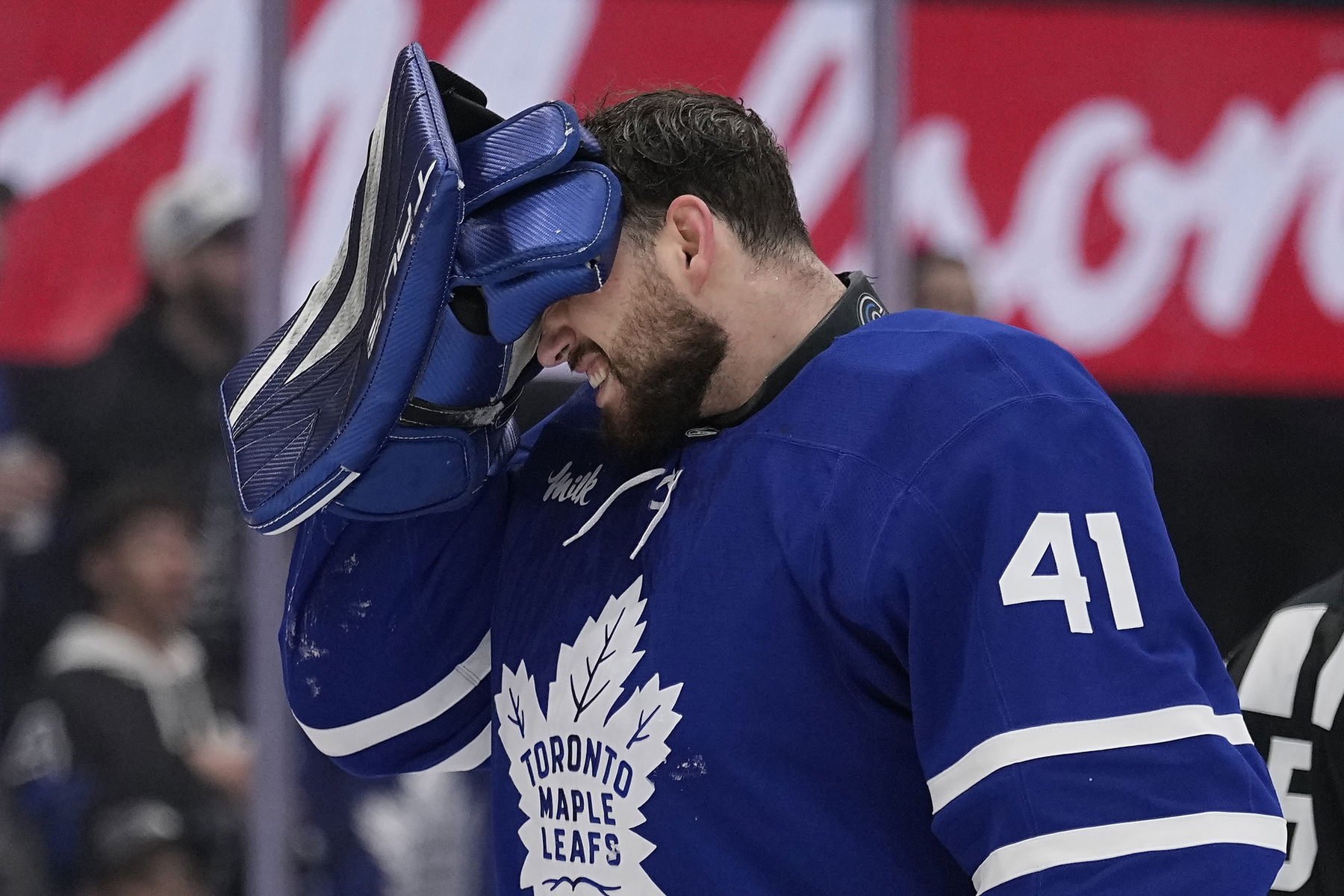'I Don't Know Yet': Maple Leafs' Anthony Stolarz Questionable For Game 2 Vs. Panthers