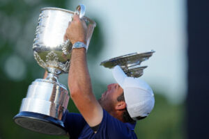 Scottie Scheffler Explains Obscene Gesture Captured During PGA Championship