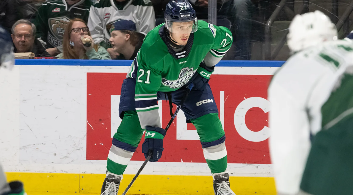 Seattle Thunderbirds defenseman Radim Mrtka. (Photo Credit: Brian Liesse - WHL)