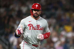 Phillies get 9-6 win over Athletics on Kyle Schwarber’s RBI double, MLB-leading 18th HR