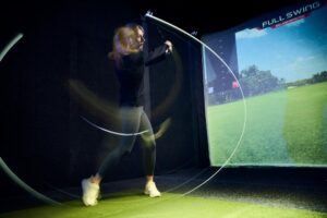 Quicker and more social: indoor golf simulators offer way into game for women and young players