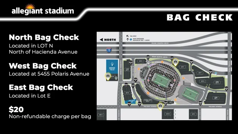 Allegiant Stadium bag policy Allegiant Stadium bag policy