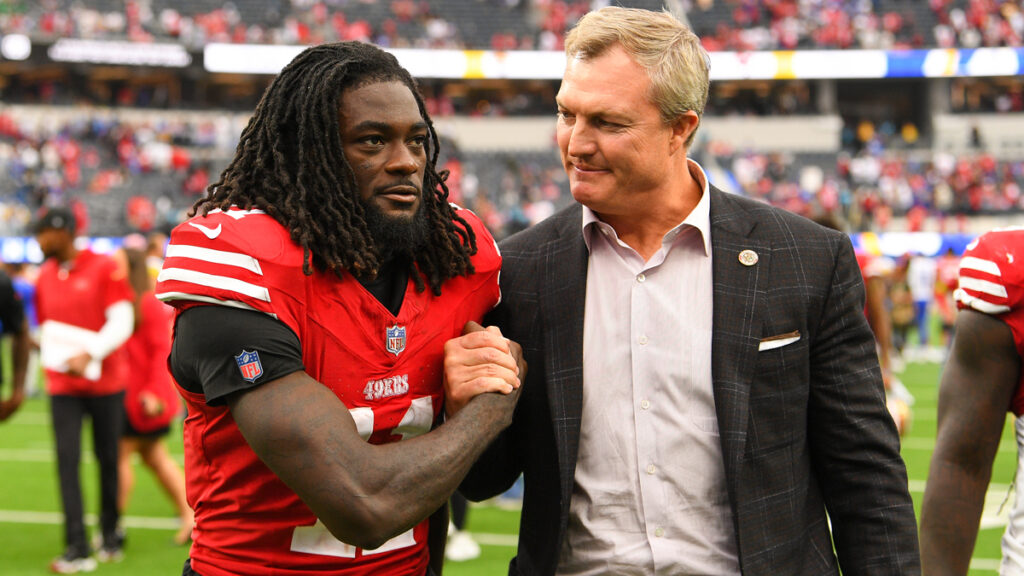 49ers won’t add receivers amid Brandon Aiyuk’s injury, per John Lynch – NBC Sports Bay Area & California