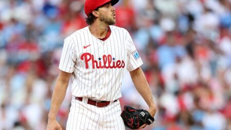 Nola works through pregame neck injury to deliver 6 scoreless – NBC Sports Philadelphia