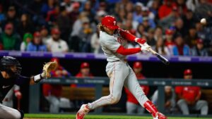 Bohm leads a comeback at Coors Field that puts Phillies in first place – NBC Sports Philadelphia