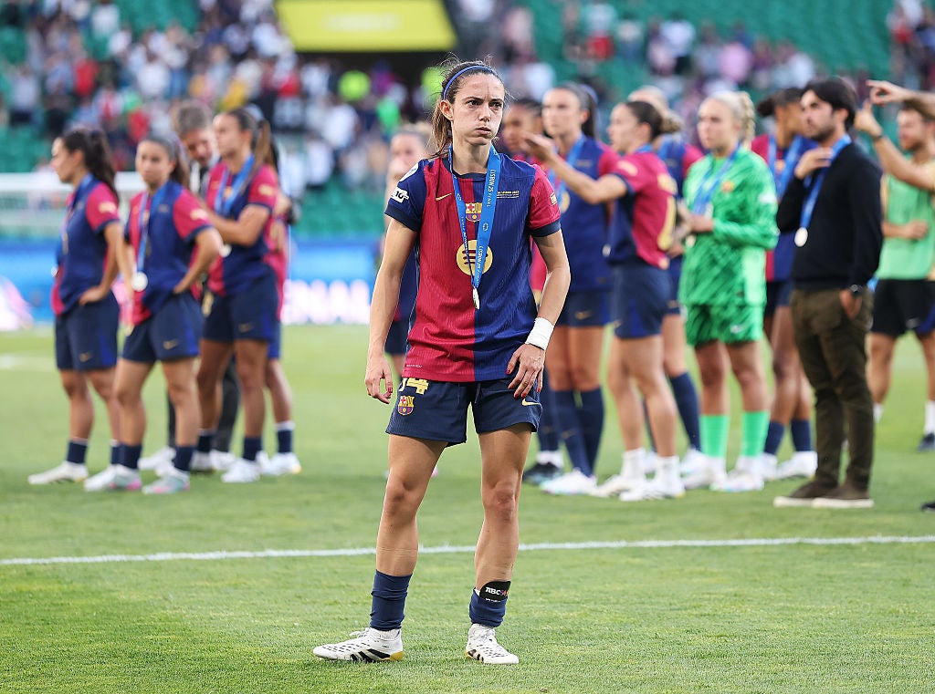 It was a frustrating day for Barcelona’s Aitana Bonmati