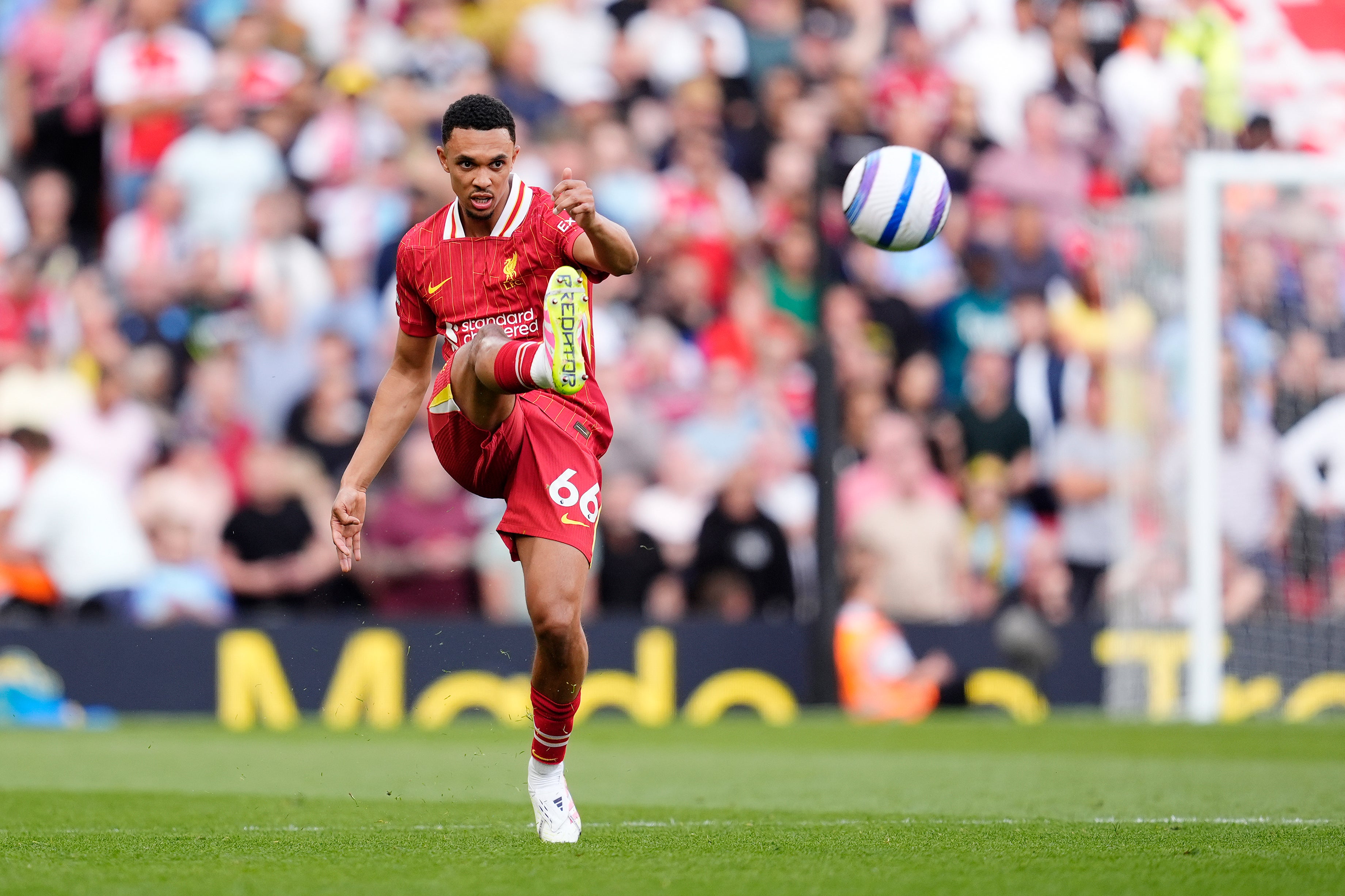 Alexander-Arnold was applauded at full-time but his departure will leave Liverpool fans feeling hurt