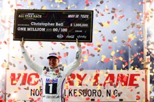 Christopher Bell outduels Joey Logano