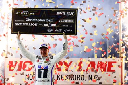 Christopher Bell outduels Joey Logano