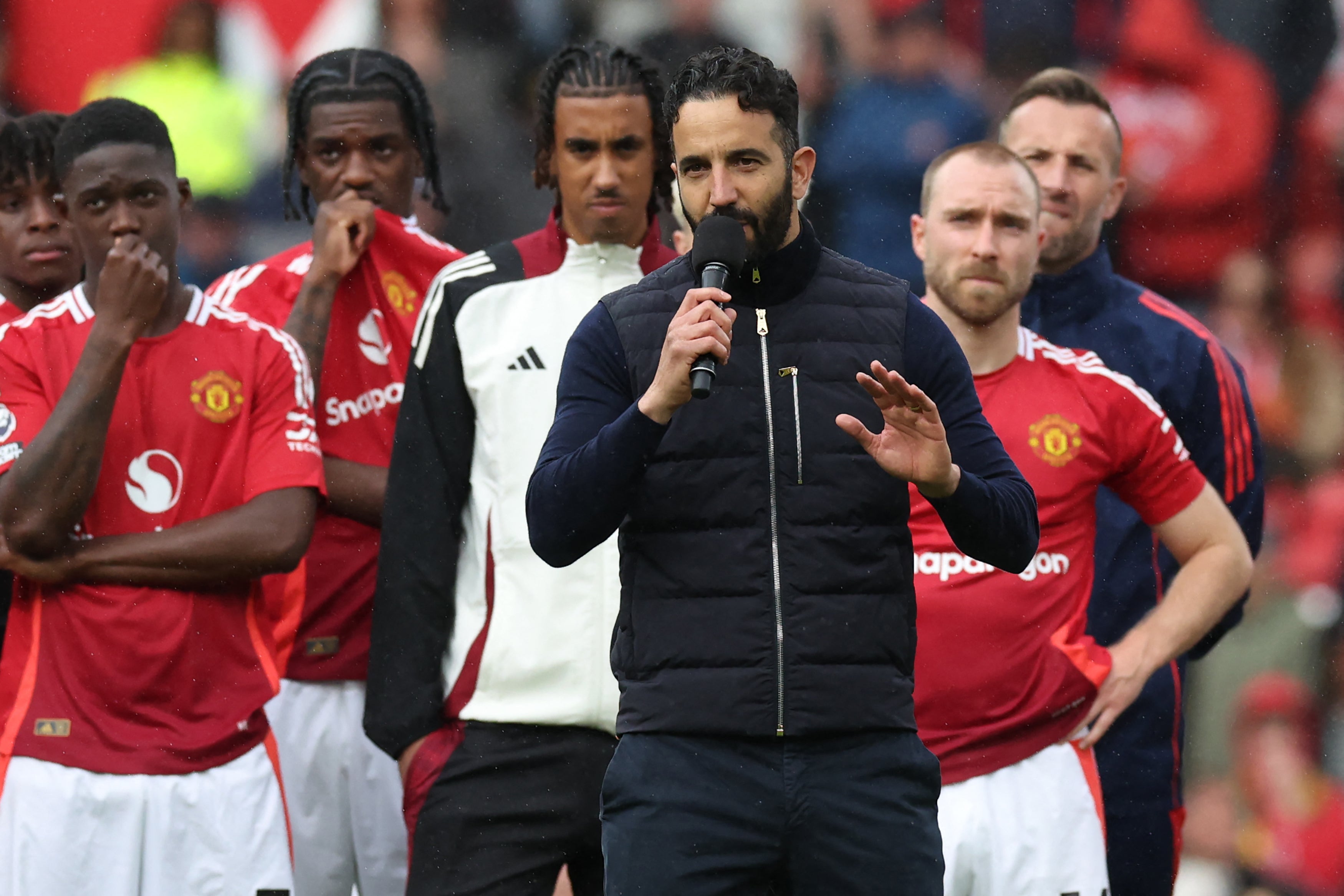 Ruben Amorim apologised to United's fans after their 'bed season'