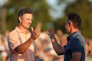 Justin Rose ‘baffled’ by praise after losing Masters play-off to Rory McIlroy
