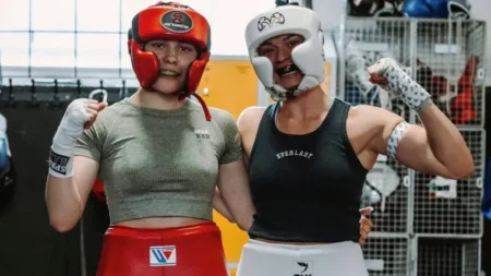 Skye Nicolson’s sparring partner signs with Matchroom Boxing