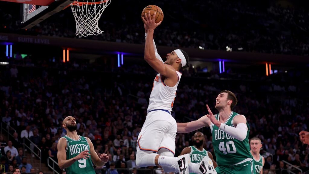 Josh Hart records first Knicks playoff triple-double in more than 50 years to help eliminate Celtics in Game 6