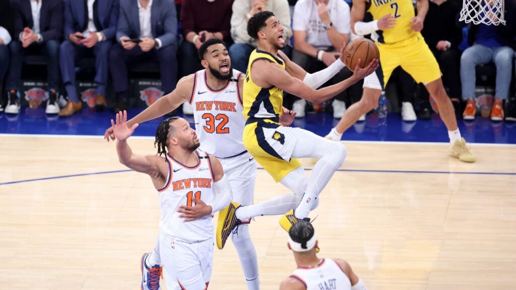 TNT's Stan Van Gundy criticizes 'soft' late-game Knicks defense, referees' missed goaltend in Game 1 loss