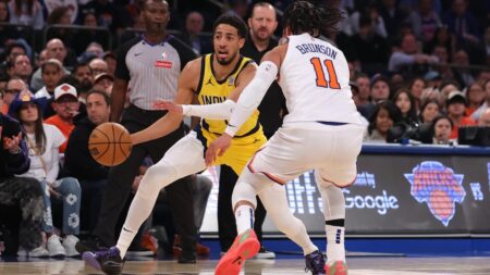 Knicks’ ‘tied together’ defense shuts down Tyrese Haliburton, Pacers in Game 5