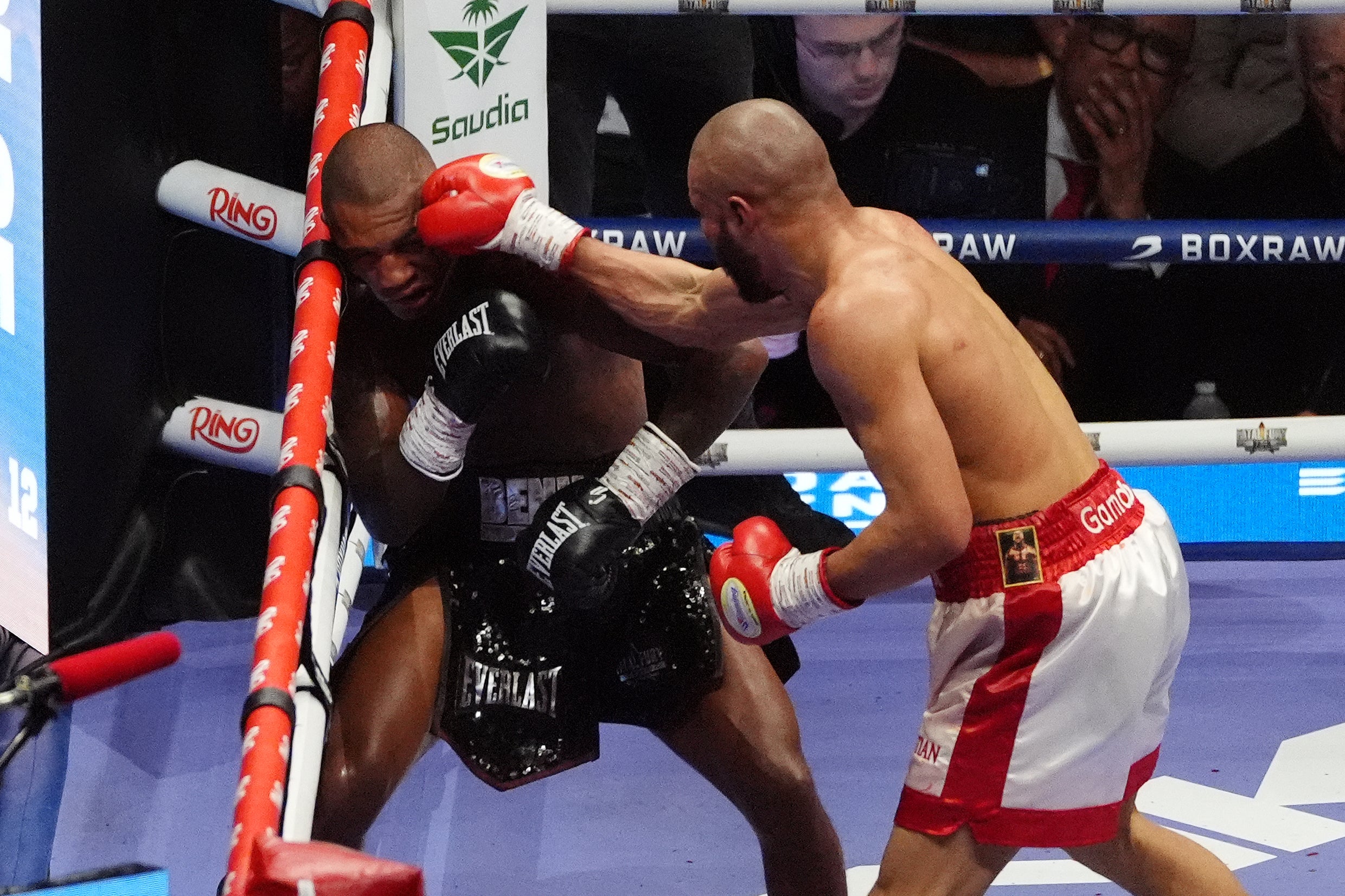 Eubank Jr during his thrilling clash with Conor Benn