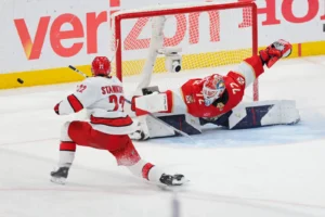 Panthers push Hurricanes to brink with dominant 6-2 victory in Game 3