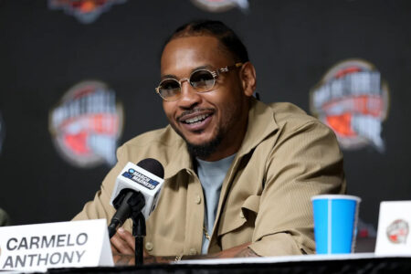 Carmelo Anthony joins NBC Sports as an NBA studio analyst as the league returns to the network