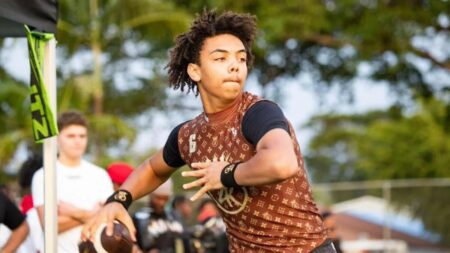 Four-star Nebraska QB commit Trae Taylor apologizes for tossing aside Illinois hat during commitment ceremony