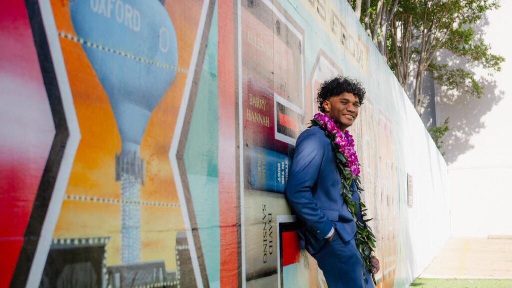 The 19-year-old graduating college before starting at QB for Ole Miss: Meet Austin Simmons