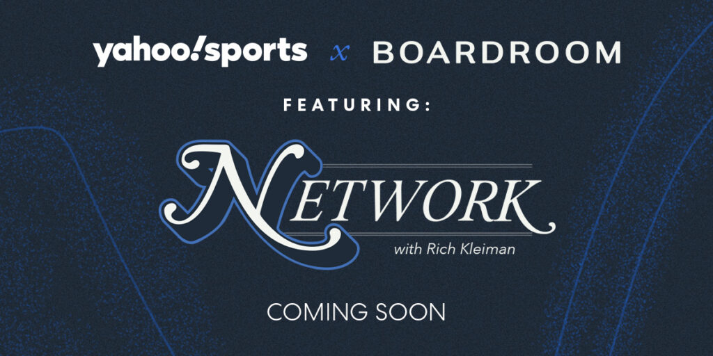 Yahoo Sports and Boardroom Announce New Content Partnership Exploring the Business and Culture of Sports