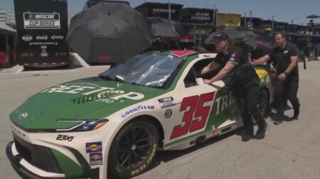 NASCAR drivers preparing for AdventHealth 400 at Kansas Speedway