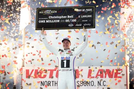 Christopher Bell wins NASCAR All-Star Race after contact-filled battle