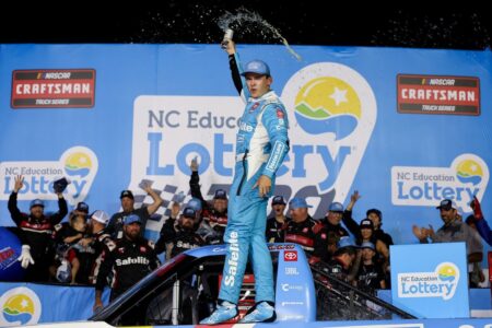 Corey Heim untouchable in dominant NASCAR Truck win at Charlotte