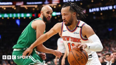 NBA play-offs: Second New York Knicks comeback leaves Boston Celtics hanging on