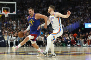 NBA playoffs: Nikola Jokić shows up to Game 3 dressed as the actual Joker