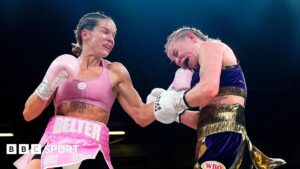 Harper vs Zimmermann: Briton calls out Caroline Dubois after dominant points win