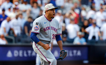 Edwin Díaz strikes out Aaron Judge for Mets’ 3-2 win over Yankees, setting up Sunday night Subway Series showdown