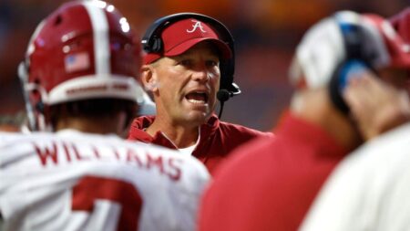 Alabama coach Kalen DeBoer cautious on nine-game SEC schedule, questions CFP implications