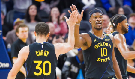 NBA & Fantasy Basketball Loser Lineup: Golden State Warriors — Stephen Curry, Jimmy Butler show glimpse of potential