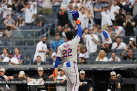 Juan Soto, in his return to the Bronx, exhibits his trademark composure with three walks and zero drama