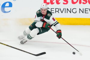 Wild Rookie Zeev Buium Records First Point For USA In World Championships