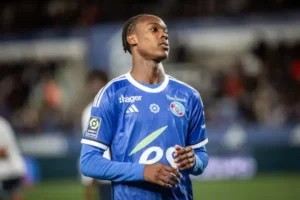 Roma monitor Strasbourg’s Emanuel Emegha