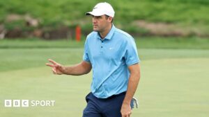 CJ Cup Byron Nelson: Scottie Scheffler leads by six shots after storm in Texas
