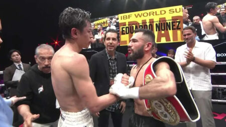 Eduardo Nunez wins IBF championship with grueling Masanori Rikiishi battle