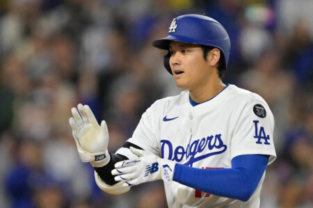 Shohei Ohtani homers in third straight bobblehead night as part of Dodgers onslaught