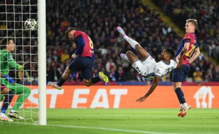 Inter Milan hype inch-perfect Denzel Dumfries challenge vs Barcelona