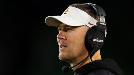 College football fans ‘gotta accept’ change, Lincoln Riley says as USC-Notre Dame series hangs in balance