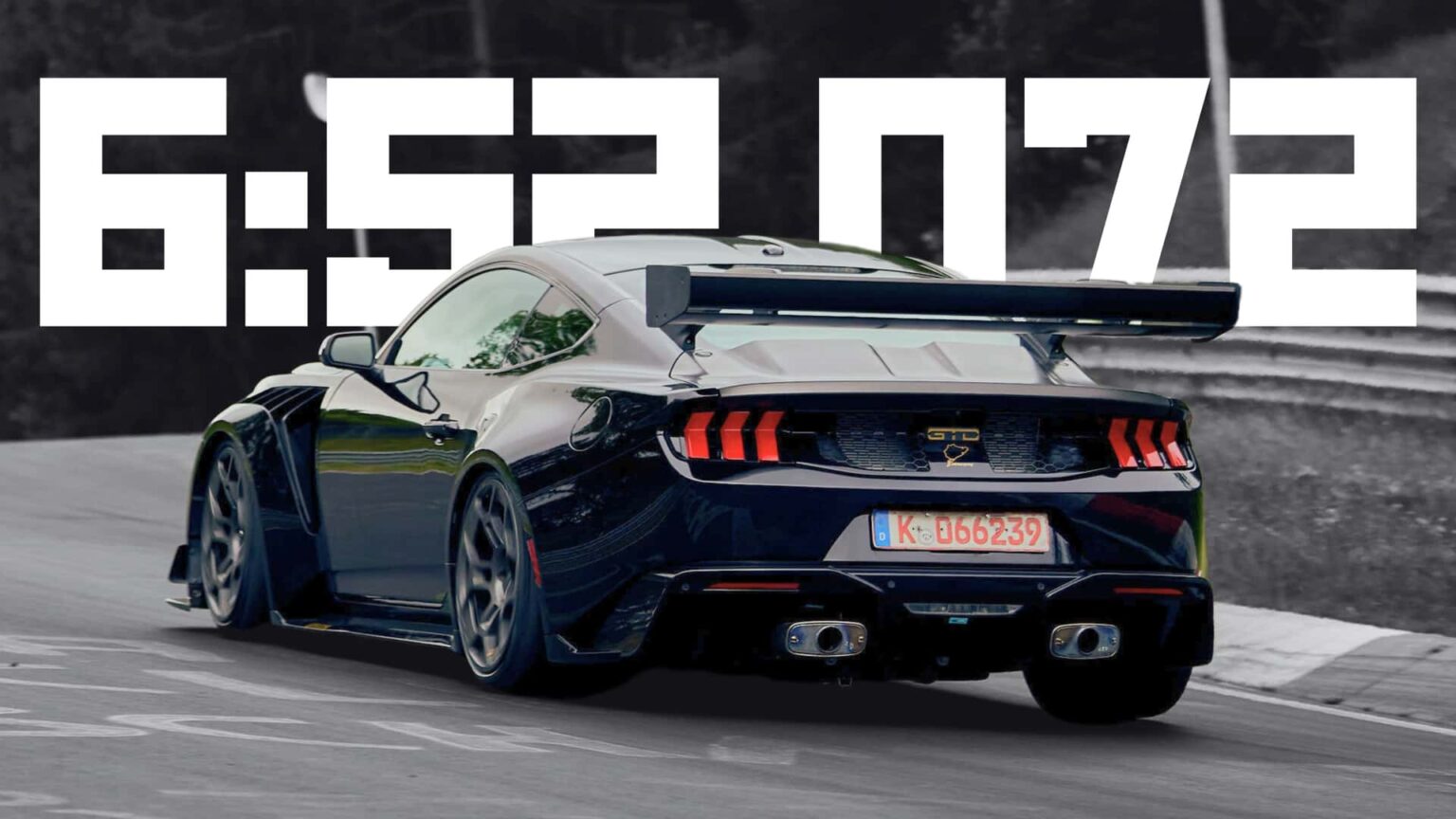 The Ford Mustang GTD Just Broke Its Own Nürburgring Record