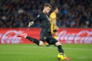 Josep Martinez celebrates Torino 0-2 Inter Milan Serie A win
